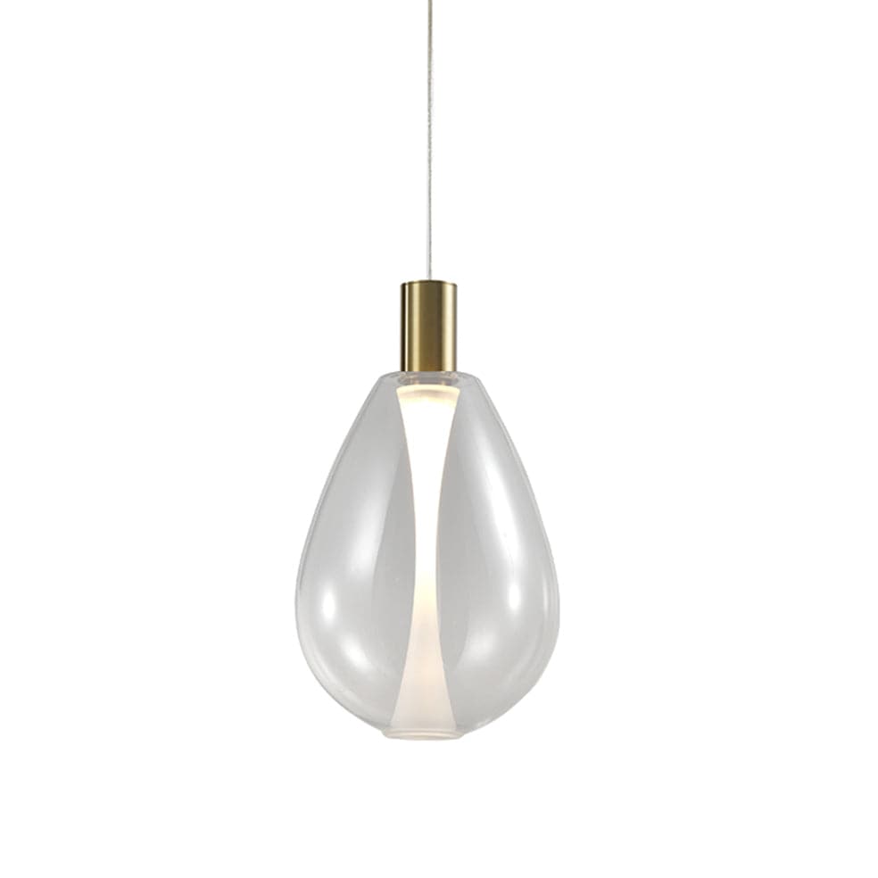 The Lighting Club pendant light Medium / Clear Aurelia Pendant Light in Medium and Large  Amber | Smoke | Clear K-LED-401/CL