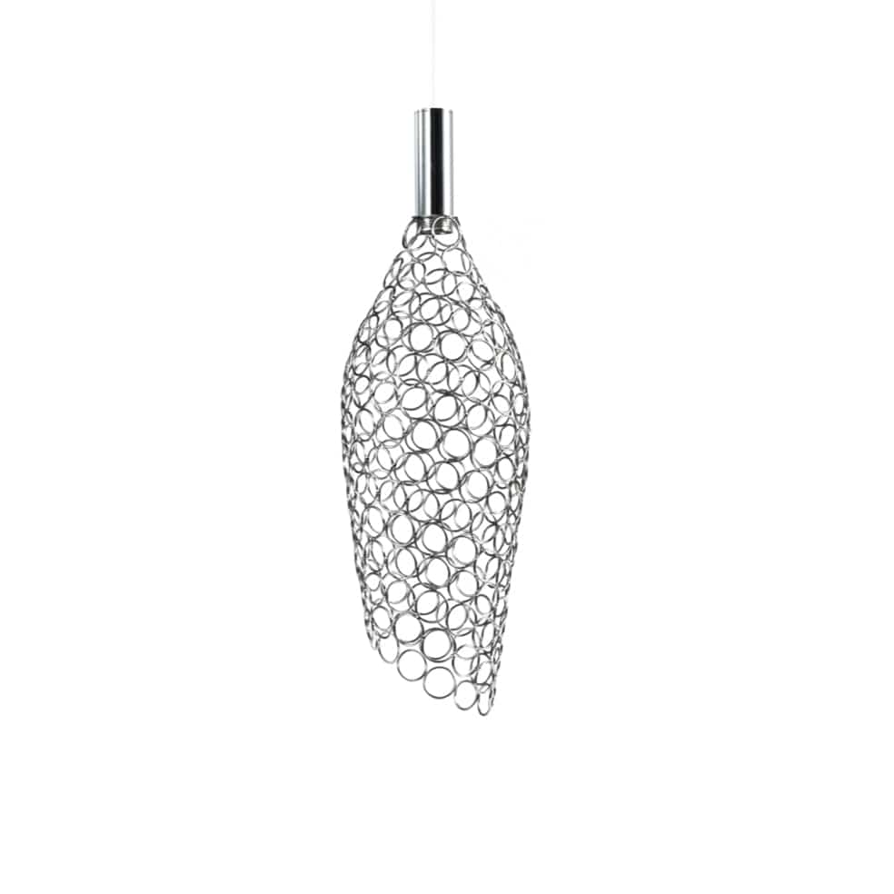 The Lighting Club pendant light Medium / Chrome Glowtide Metal LED Pendant in Medium and Large Gold | Chrome | Black K-LED-405/CH