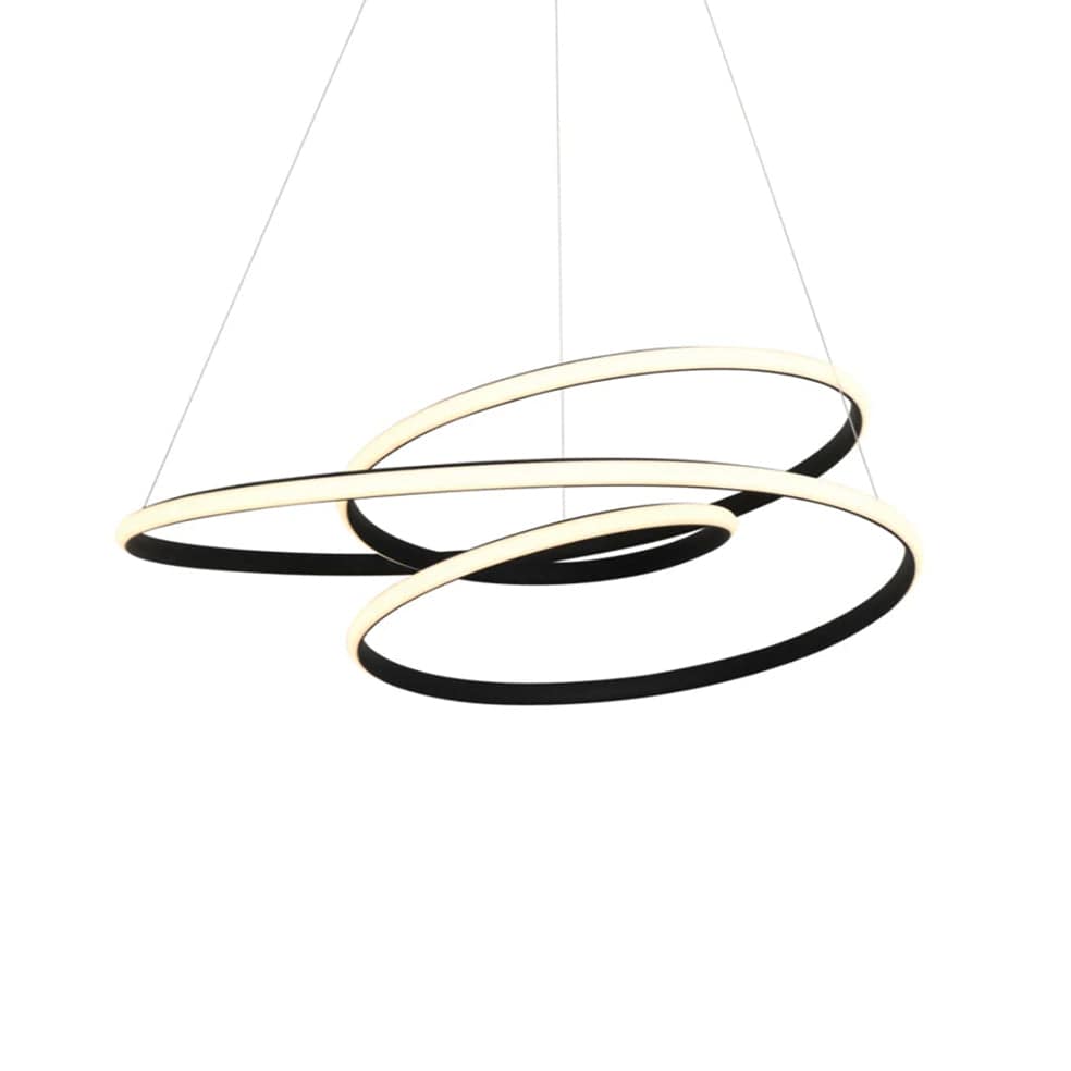 The Lighting Club pendant light Orbit LED Pendant in Black K-LED-486/BL