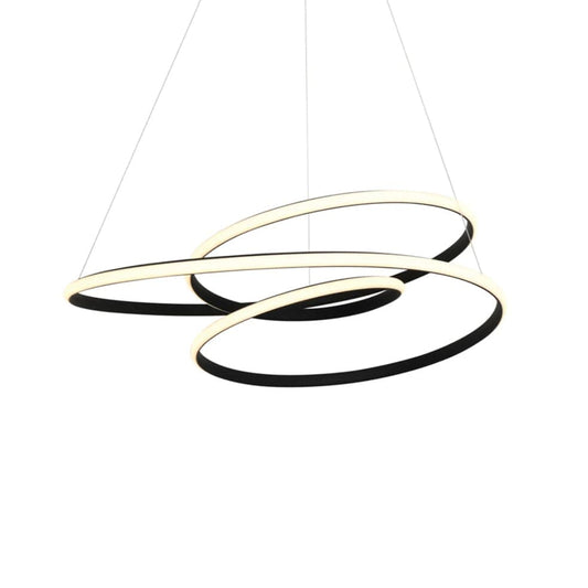 The Lighting Club pendant light Orbit LED Pendant in Black K-LED-486/BL