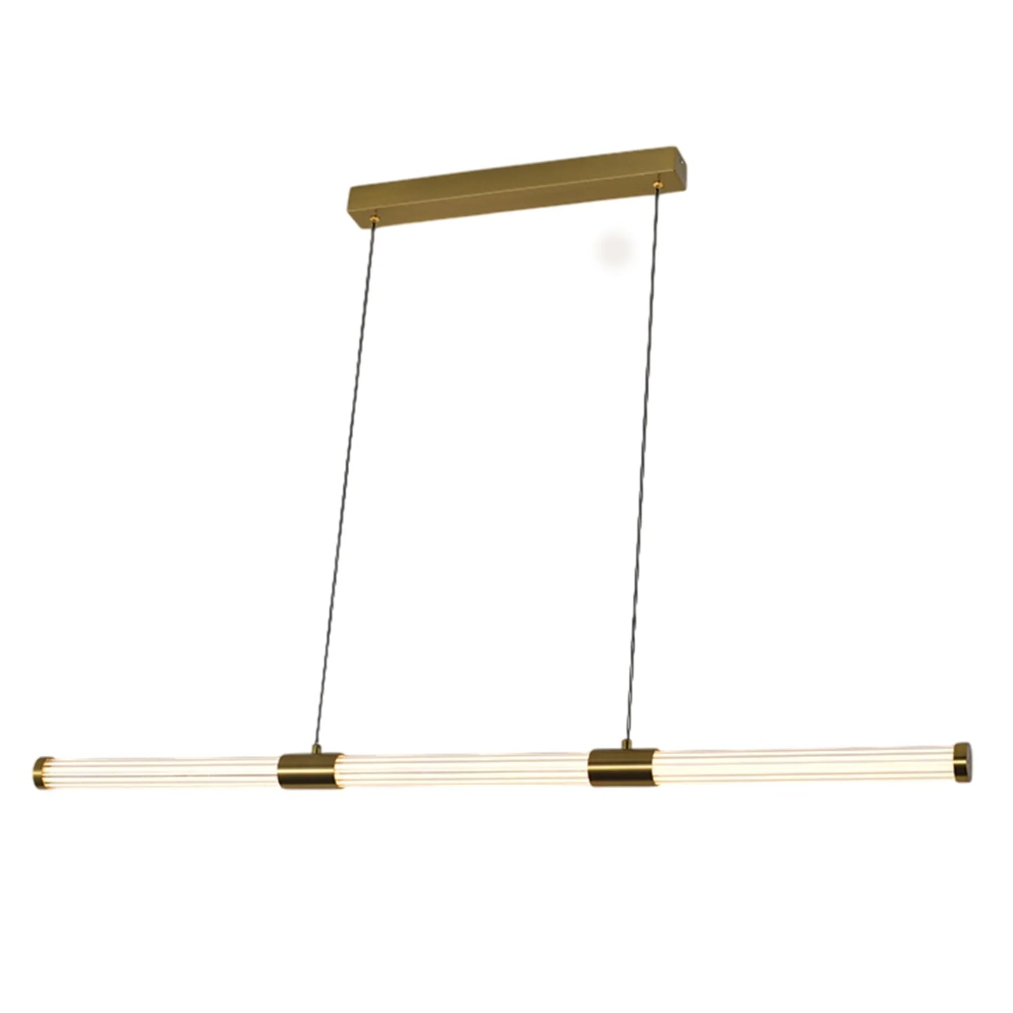 The Lighting Club pendant light Golden Linear LED Modern Pendant Light – 120cm Tube Bar Suspension K-LED-500/GD