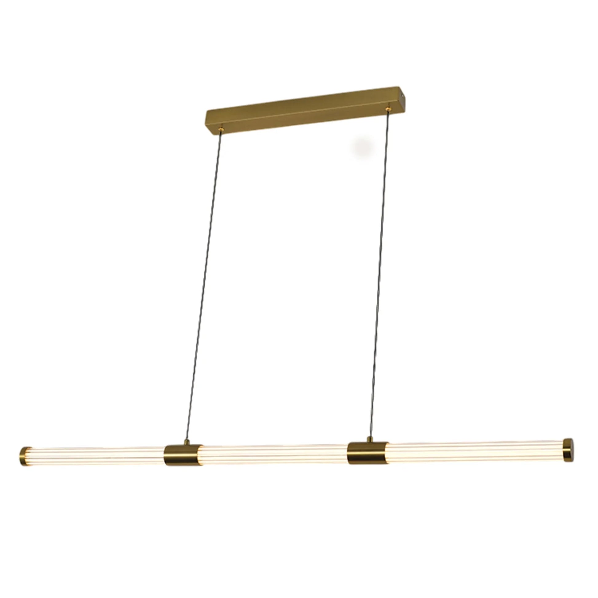 The Lighting Club pendant light Golden Linear LED Modern Pendant Light – 120cm Tube Bar Suspension K-LED-500/GD