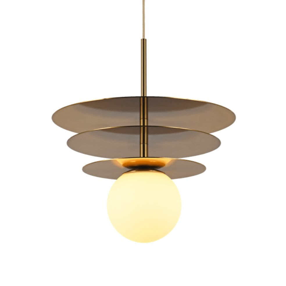 The Lighting Club Pendant Golden Metal Trio Desk Pendant Light K-LED-55/3