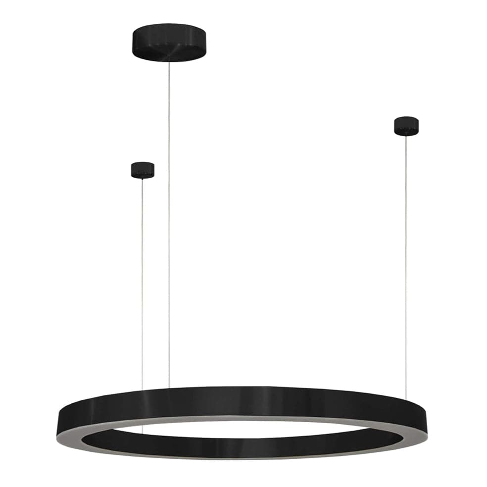 The Lighting Club Large / Black Halo Pendant Light Black | Gold 3 Sizes K-LED-5801/80BL