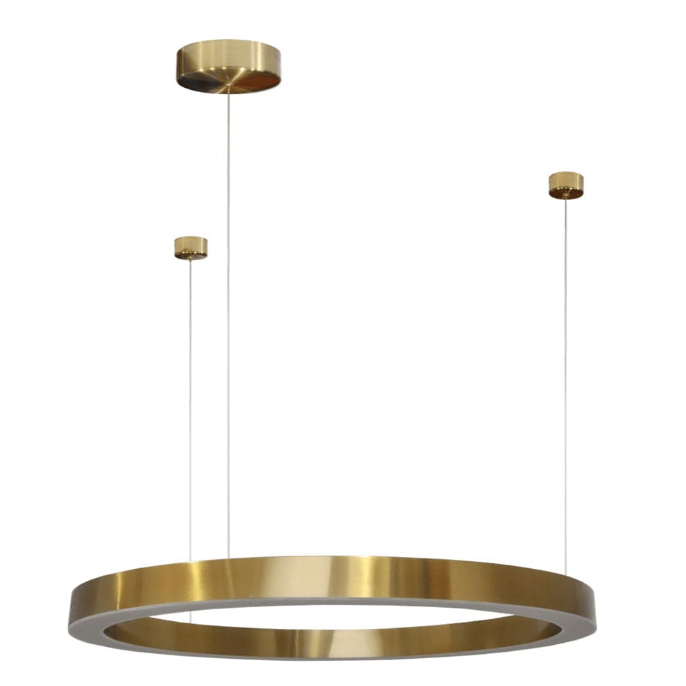 The Lighting Club Large / Gold Halo Pendant Light Black | Gold 3 Sizes K-LED-5801/80GD