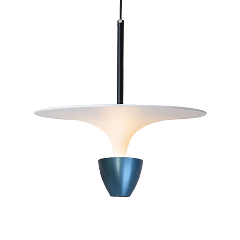 The Lighting Club Blue Fountain Pendant Light Black | Blue | White K-LED-700/BLUE
