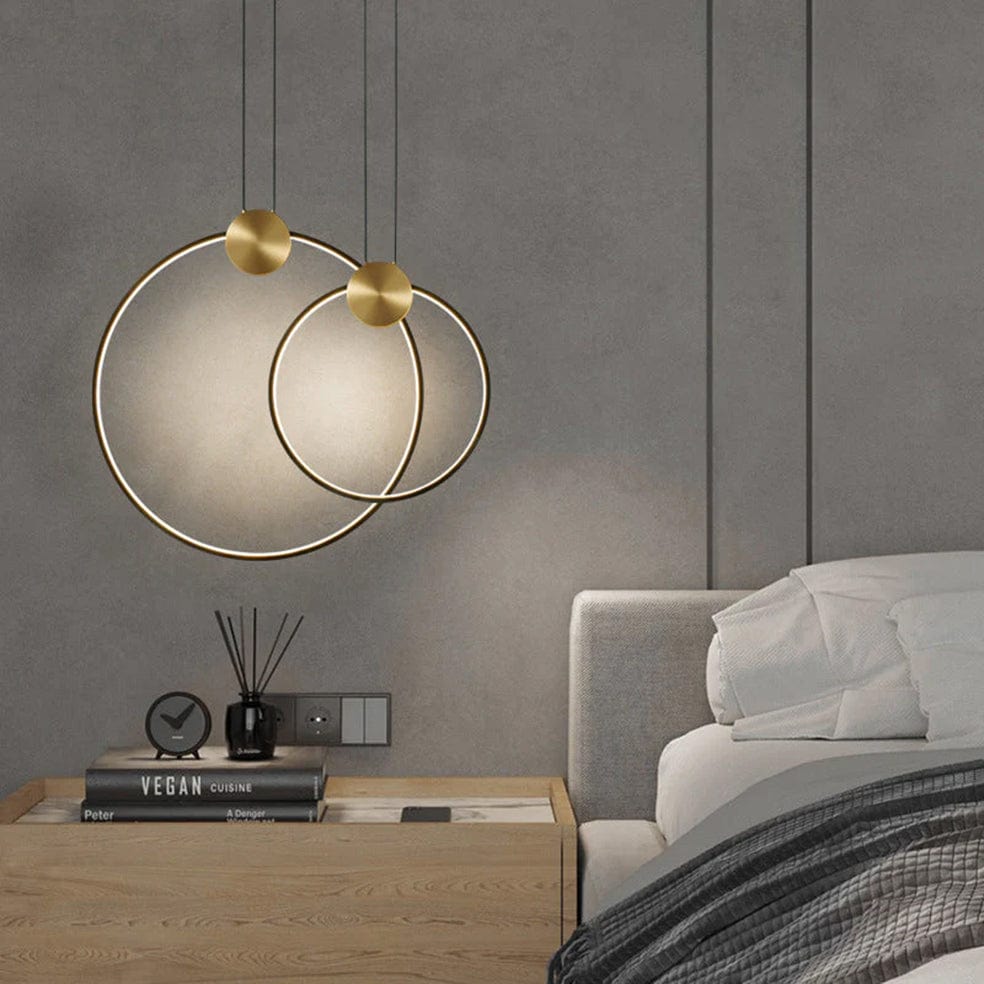 The Lighting Club Pendant LED Double Ring Light Pendant - Dimmable K-LED-710/100