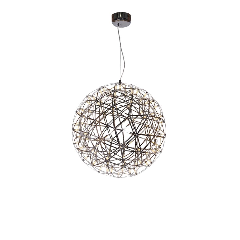 The Lighting Club Pendant Lights Small / Natural White 4000k Deathstar LED Stainless Steel Pendant Light | 4 Sizes K-LED-9027S/NW