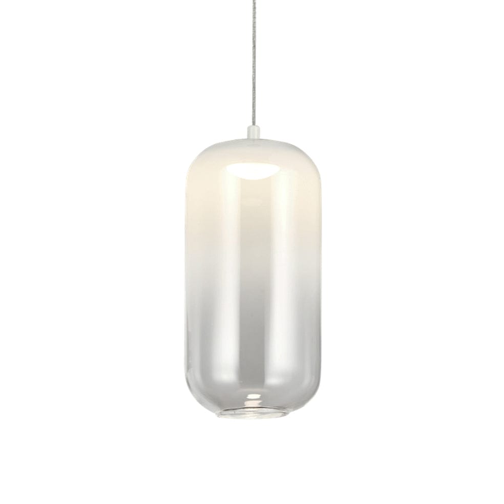 The Lighting Club Pendant White Misty Evening Glass Pendant Light Smoke | White K-LED-944/WH