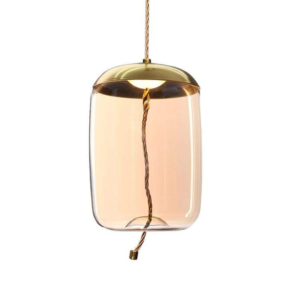 The Lighting Club lighting Gold/Amber Behive LED Pendant Light Amber | Smoke | Blue K-LED-9966B/AB