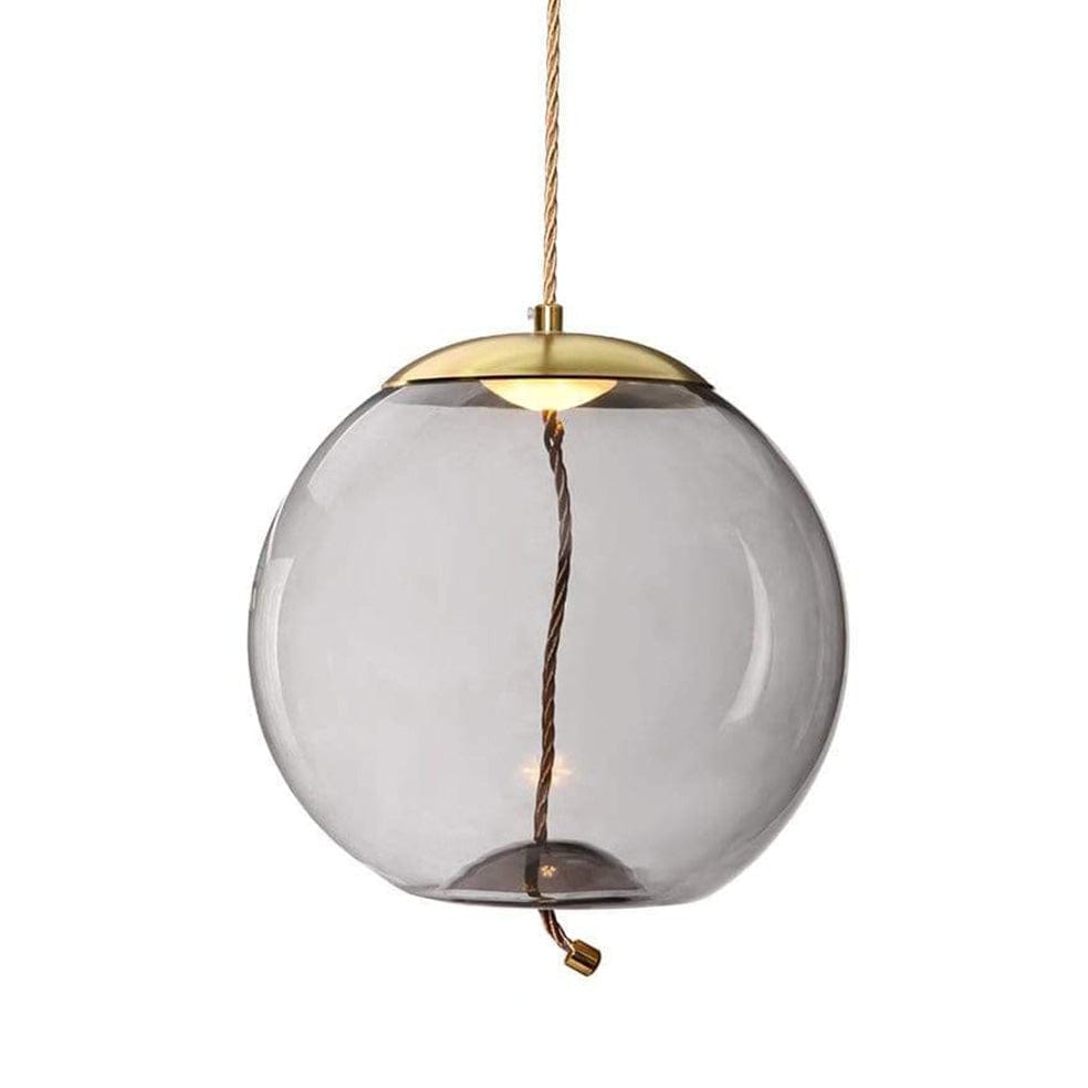 The Lighting Club lighting Gold/Smoke Orb LED Pendant Light Amber | Smoke | Blue K-LED-9966C/SM