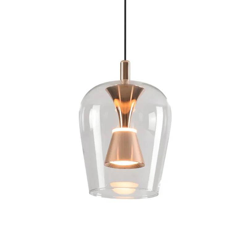 The Lighting Club pendant light Auric 7 Light Clear Glass Pendant Cluster K-LED-CC2-7/GD