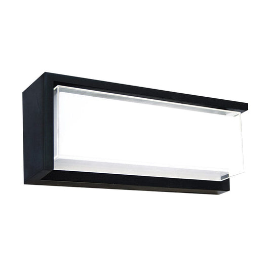 The Lighting Club Wall Light Corey LED Polypropylene Outdoor Wall Light Black KLB-LED-161