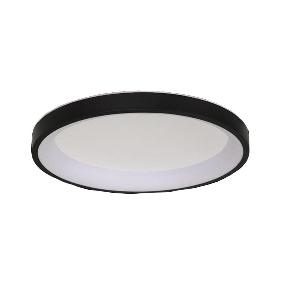 The Lighting Club Black / Medium Venus Round Ceiling Light Fitting - Metal & Acrylic KLC-LED1-40/WH