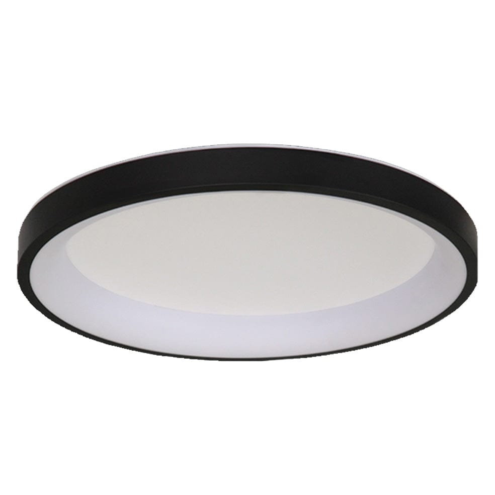 The Lighting Club Black / Medium Venus Round Ceilling Light Fitting - Dimmable | Metal & Acrylic KLC-LED1-40D/WH