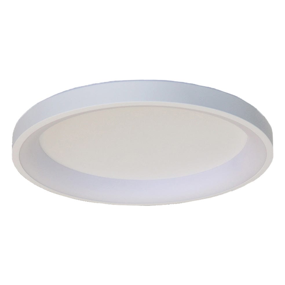 The Lighting Club White / Medium Venus Round Ceilling Light Fitting - Dimmable | Metal & Acrylic KLC-LED1-50D/WH