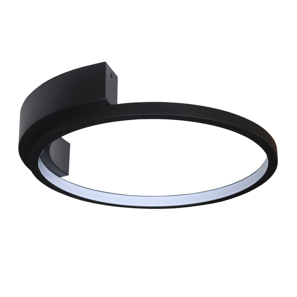 The Lighting Club Ceiling Light Fixtures Black Saturn LED Ceiling Fitting Gold | Black | White KLC-LED7/BL