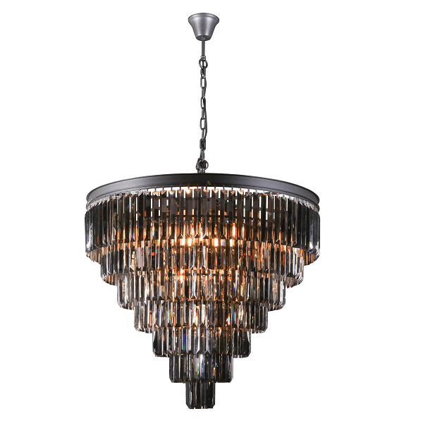 The Lighting Club Black Large Palace Crystal Chandelier