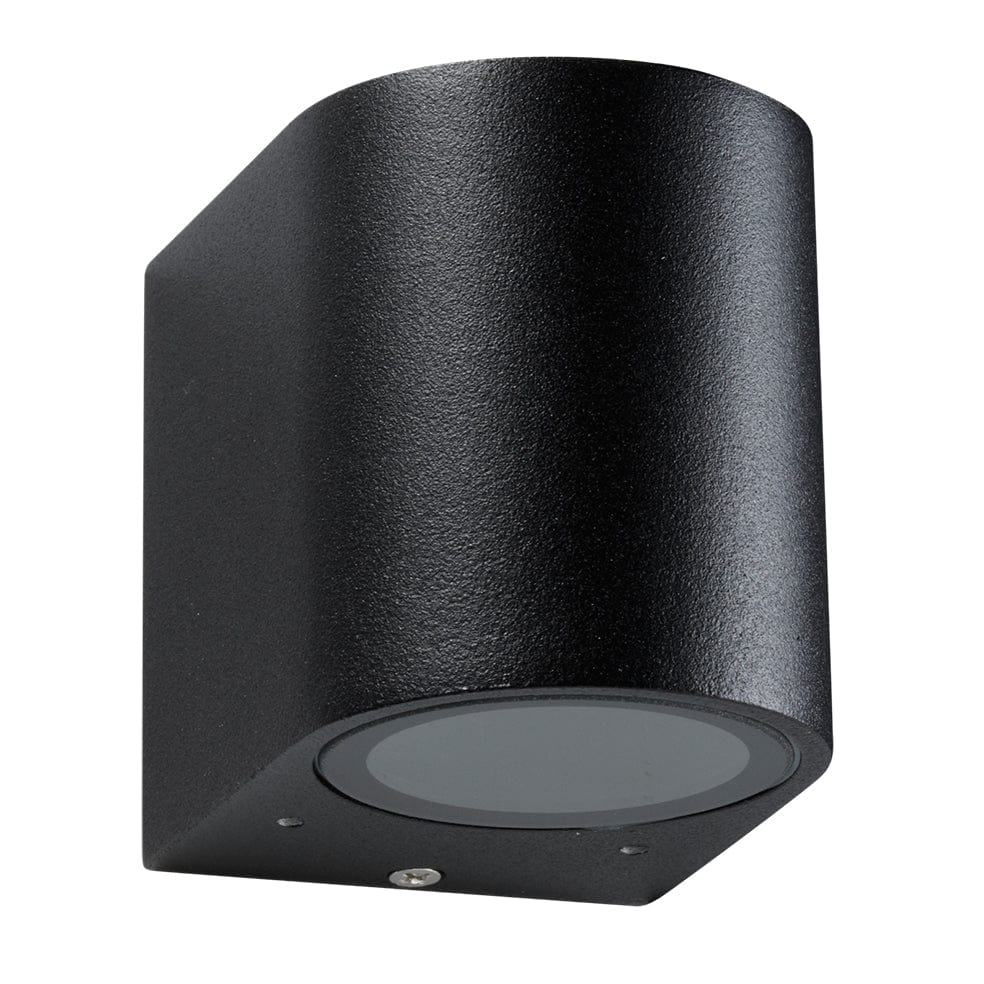 The Lighting Club down wall light Black Orico Rounded Down Light in Black | Dark Grey L-KLG-1801/1R-B