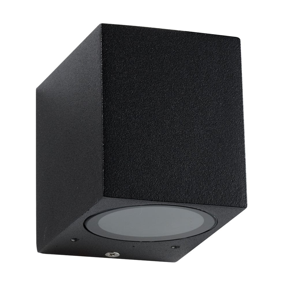 The Lighting Club down wall light Black Mobello Square Down Light in Black | Dark Grey | Silver L-KLG-1801/1S-B