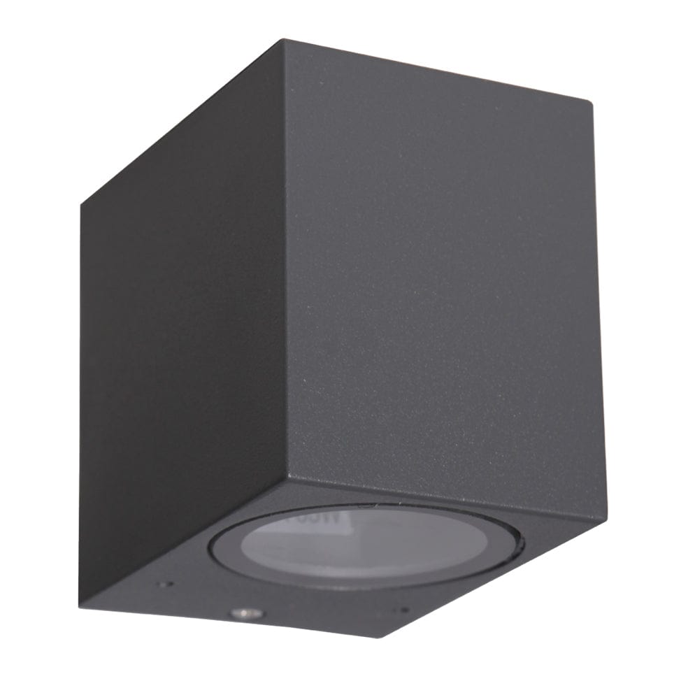 The Lighting Club down wall light Dark Grey Mobello Square Down Light in Black | Dark Grey | Silver L-KLG-1801/1S-G