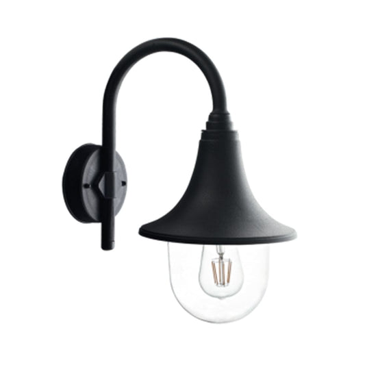 The Lighting Club Outdoor Light Pierce Outdoor Wall Light Black L333 BLACK