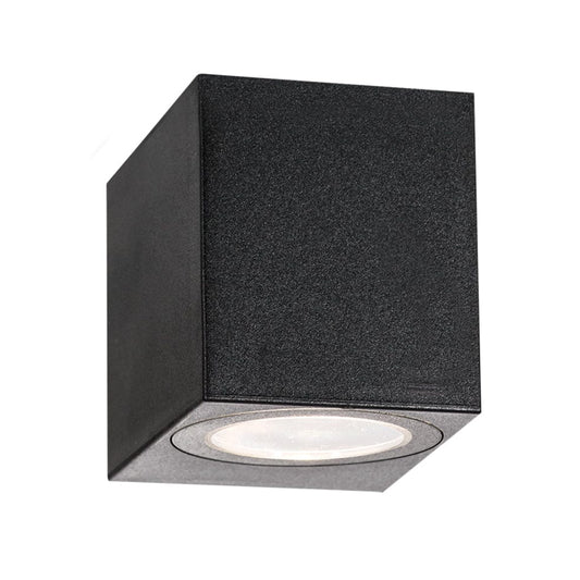 The Lighting Club Chandeliers Black Down Facing Square Wall Light Black | White | Grey L367 MATT BK 6007226078954