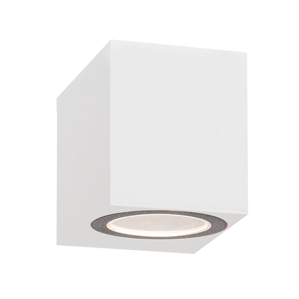 The Lighting Club Chandeliers White Down Facing Square Wall Light Black | White | Grey L367 WHITE 6007226080285