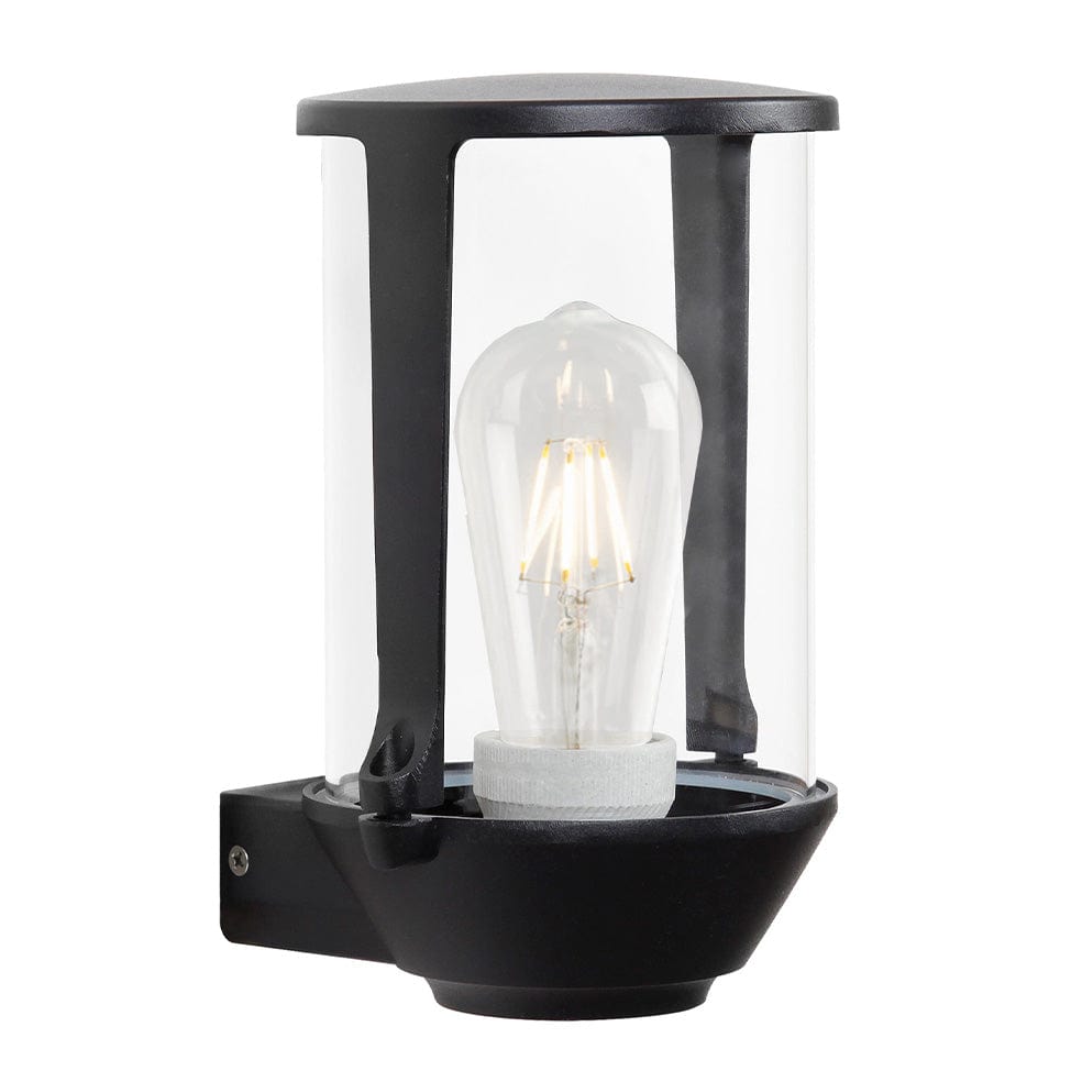 The Lighting Club Outdoor Sand Black Spangled Wall Light L380 MATT BK 6007226080193