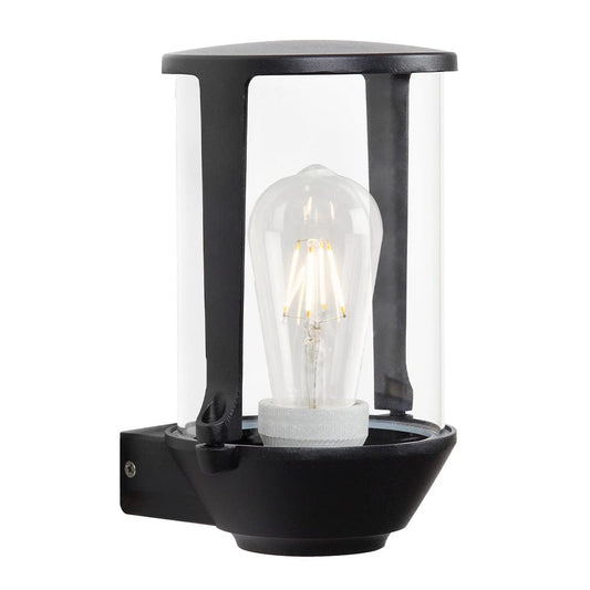The Lighting Club Outdoor Sand Black Spangled Wall Light L380 MATT BK 6007226080193
