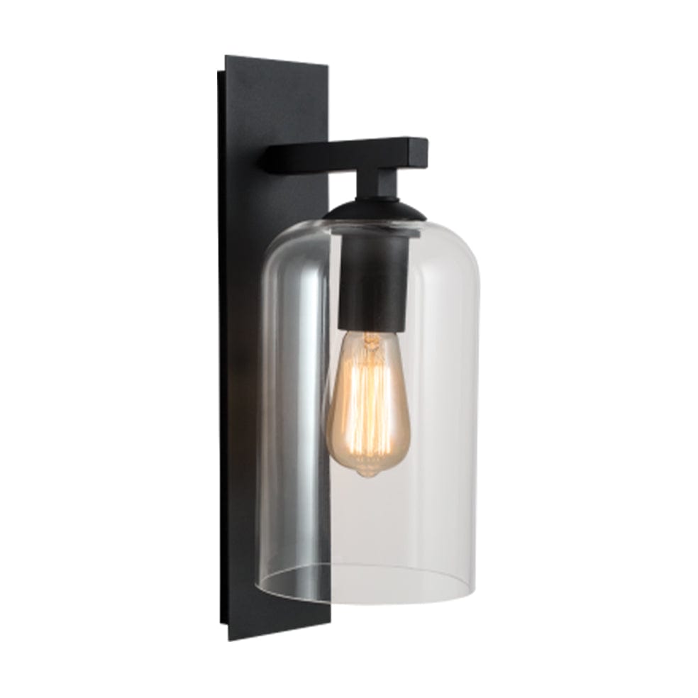 The Lighting Club Outdoor Light Giana Metal and Glass Outdoor Wall Light Black L509 BLACK 6007226072204