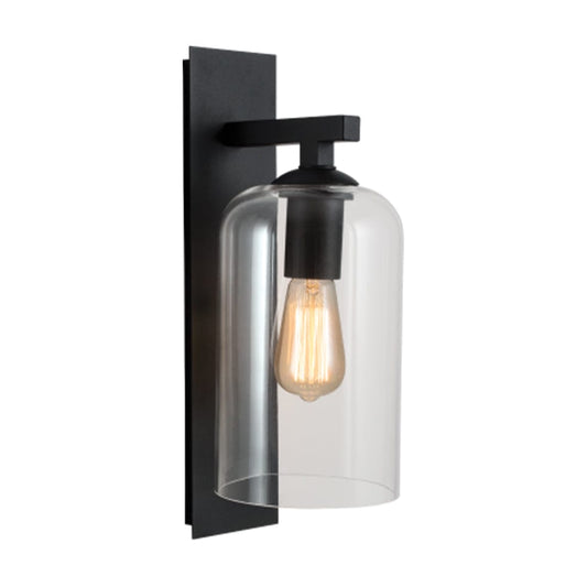 The Lighting Club Outdoor Light Giana Metal and Glass Outdoor Wall Light Black L509 BLACK 6007226072204