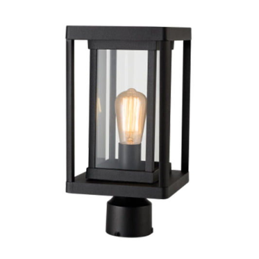 The Lighting Club Outdoor Light Cisa Aluminium and Glass Outdoor Pole Lantern Black L511 BLACK 6007226072228