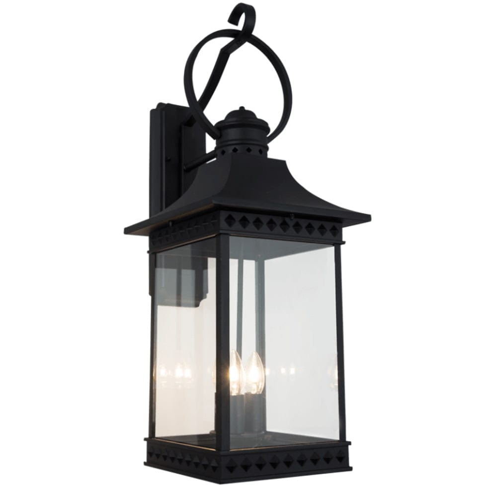 The Lighting Club Outdoor Hanging Lantern Wall Light L520 BLACK 6007226072310