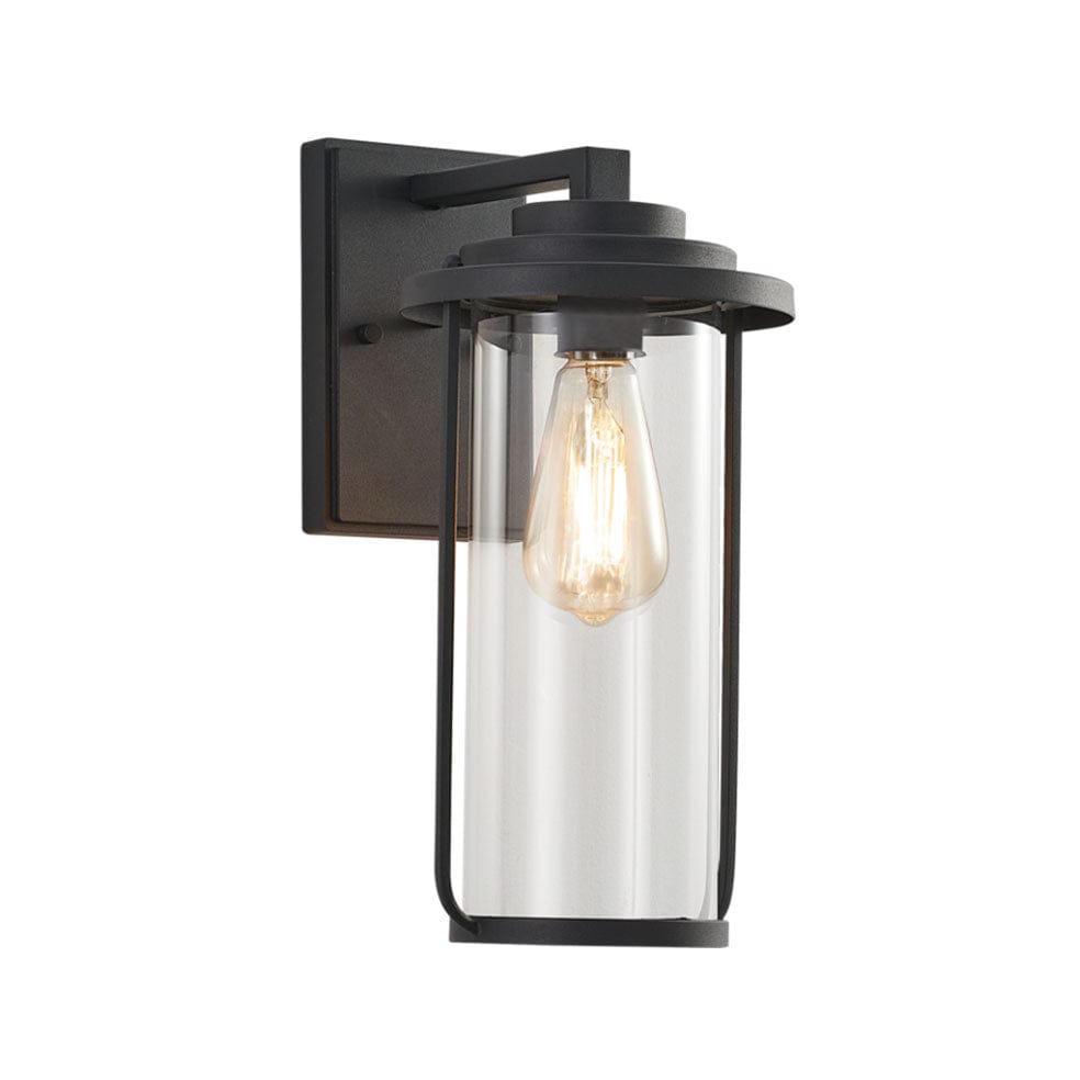 The Lighting Club Outdoor Light Elliott Outdoor Lantern Light with Clear Glass L532 BLACK 6007226080896