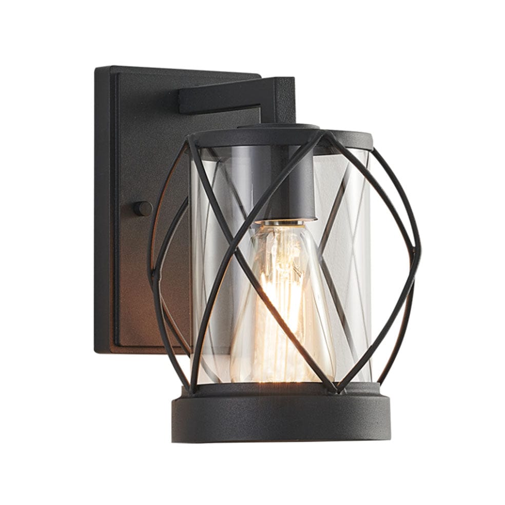 The Lighting Club Outdoor Light Teddington Outdoor Lantern Light with Clear Glass L533 BLACK 6007226080902