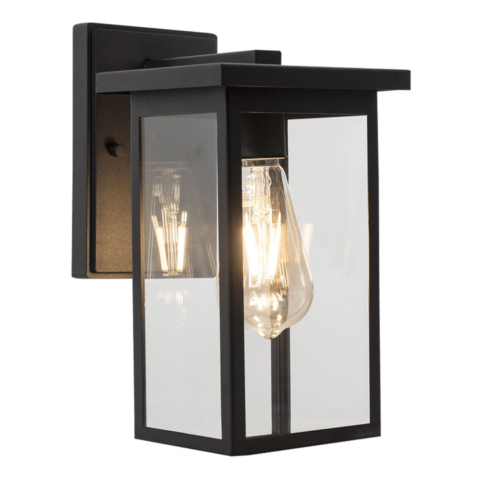 The Lighting Club Outdoor Light Redford Outdoor Lantern Light with Clear Glass L534 BLACK 6007226080919
