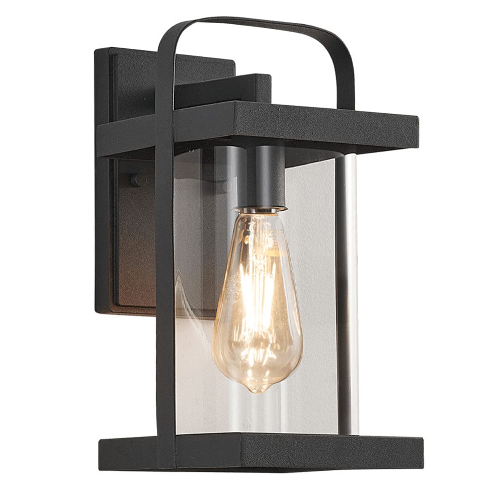 The Lighting Club Outdoor Light Toluca Outdoor Lantern Light with Clear Glass L536 BLACK 6007226080933