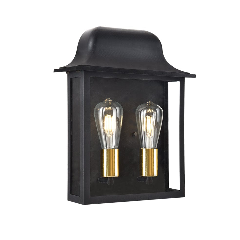 The Lighting Club Wall light Andreas Outdoor Aluminium Wall Light Black L542 BLACK 6007226082494