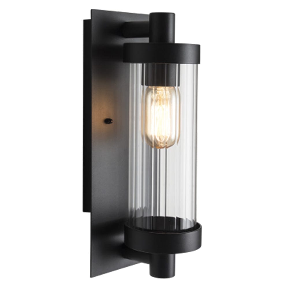 The Lighting Club Wall light Fluted Outdoor Wall Light Black L544 BLACK 6007226083316