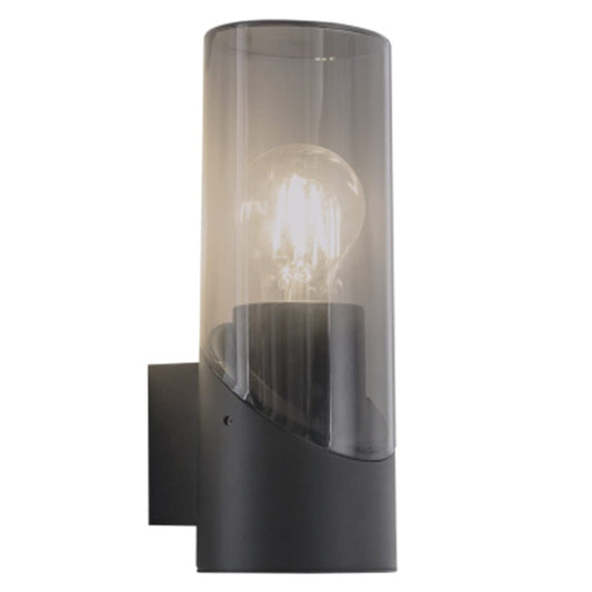 The Lighting Club Wall light Briana Outdoor Wall Light | Black and Smoke L545 BLACK 6007226083323