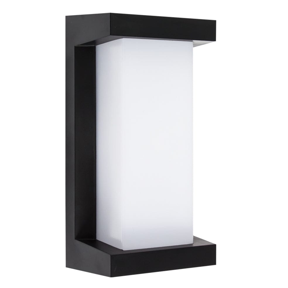 The Lighting Club Wall light Outdoor Plastic Wall Light Black and Opal L559 BLACK 6007226083637