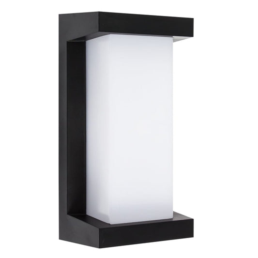 The Lighting Club Wall light Outdoor Plastic Wall Light Black and Opal L559 BLACK 6007226083637
