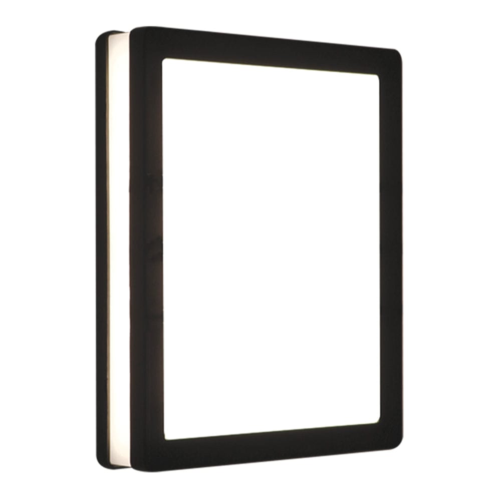 The Lighting Club Wall light Plain Maliha Plastic Wall Light | Plain or Grid L560 BLACK 6007226083644