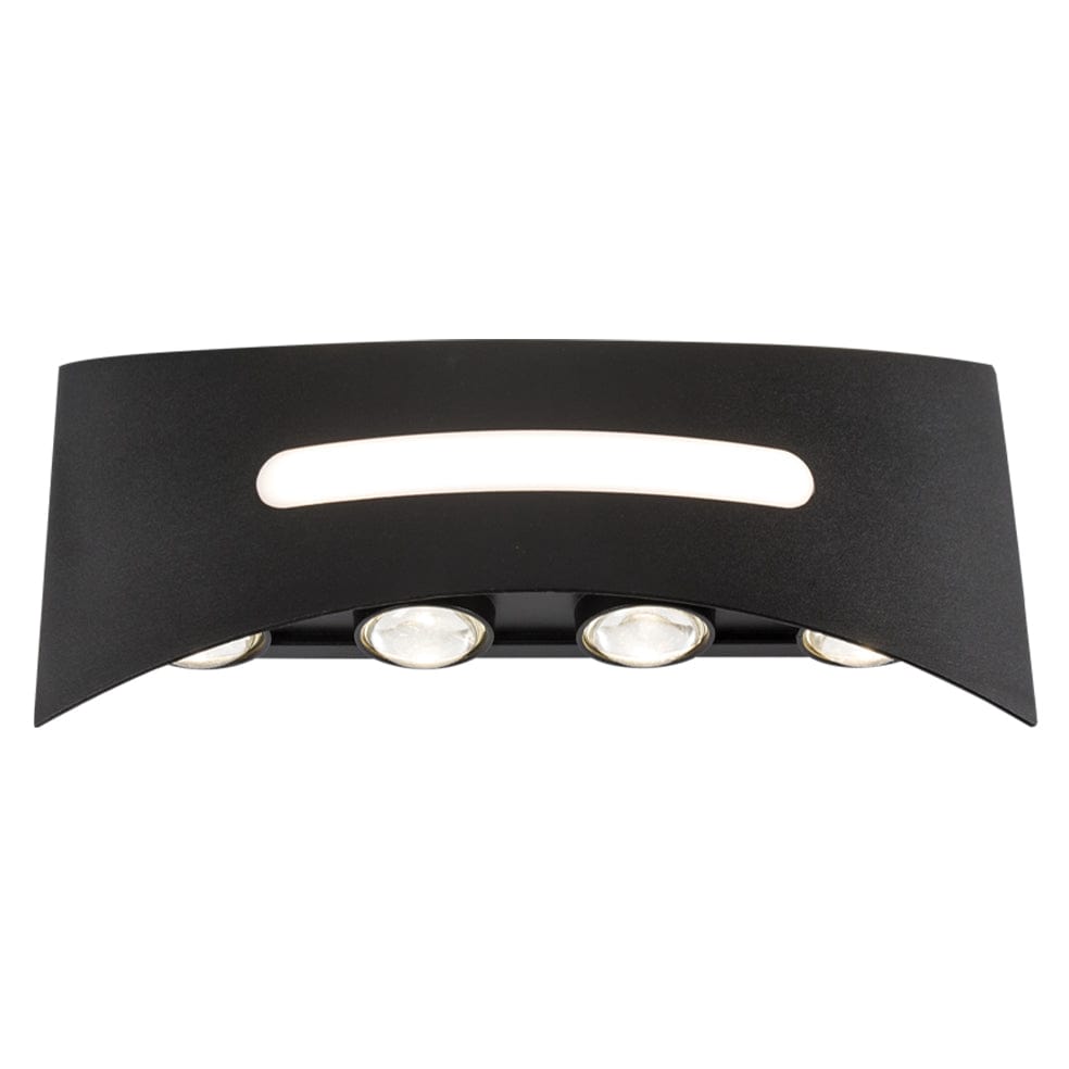 The Lighting Club Wall light Small Up and Down Facing Aluminium Wall Light | Small or Medium L563 BLACK 6007226083675