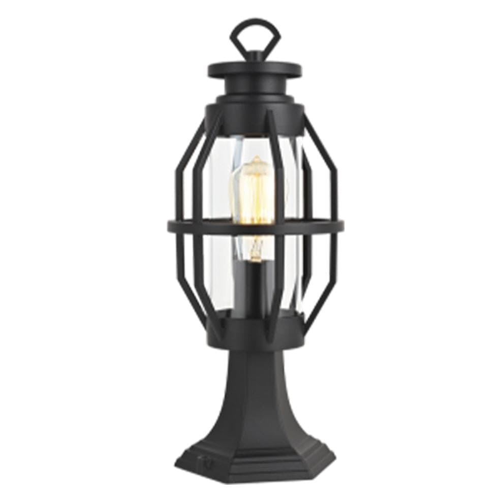 The Lighting Club Outdoor Light Cooper Wall Pillar Lantern Light L572 BLACK 6007226084948