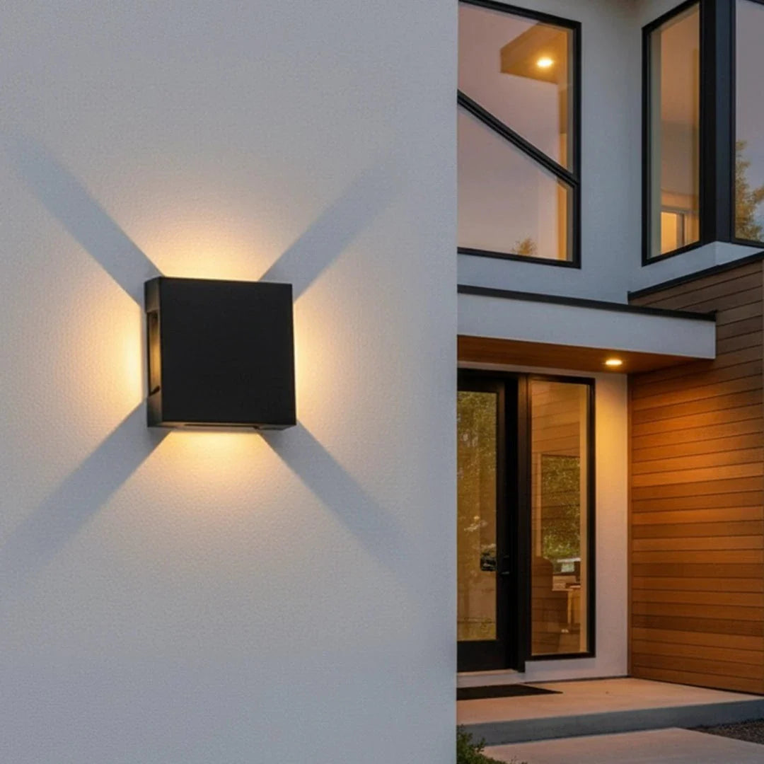 The Lighting Club LED wall light Quad Beam 4 Way LED Wall Light - Adjustable Beam L618 BLACK 6007226088977