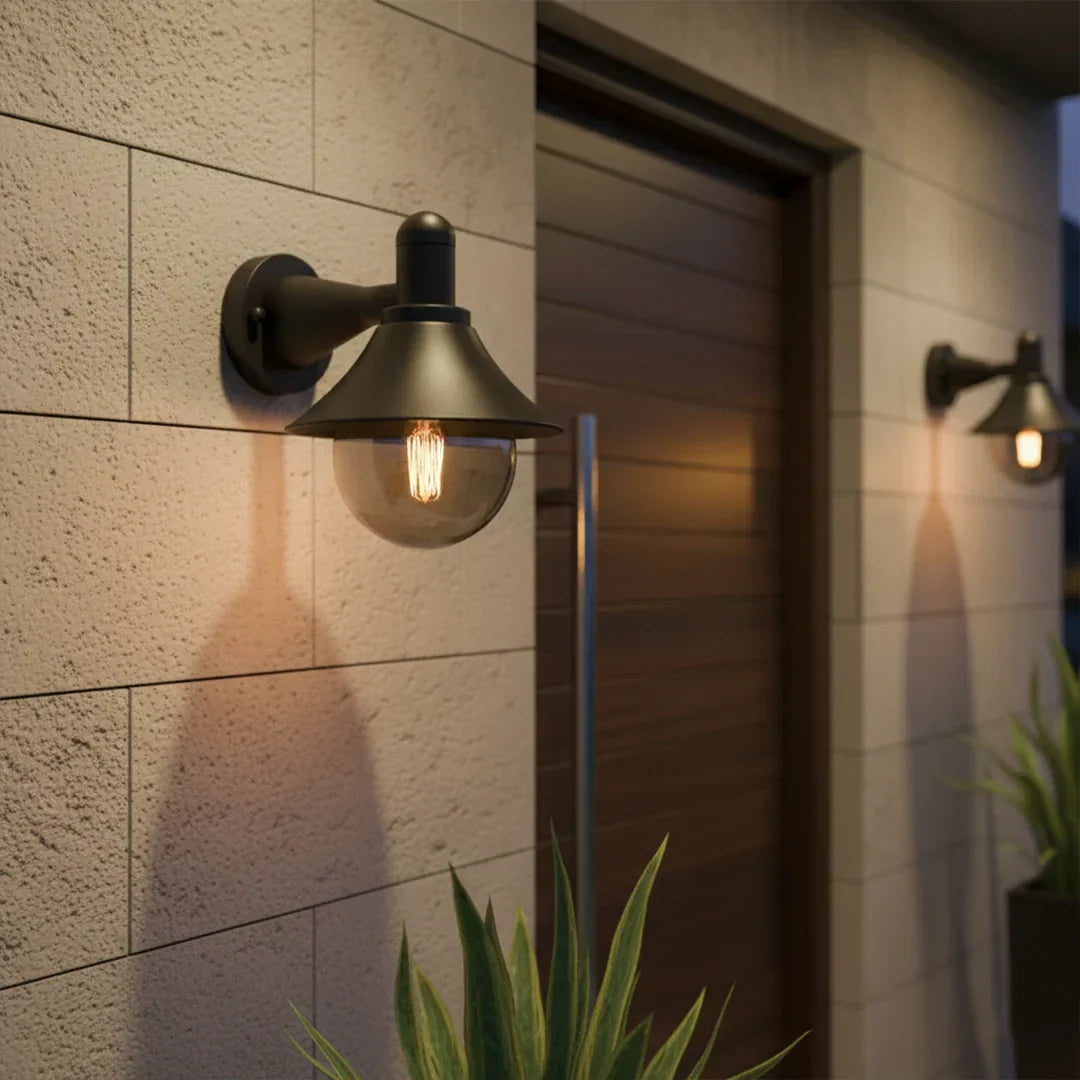 The Lighting Club LED wall light Encanto LED Outdoor Wall Light - Black L628 BLACK 6007226090109
