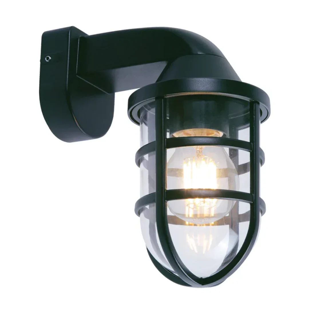 The Lighting Club Wall Light Harbor Guard Outdoor Wall Light – Black L631 BLACK 6007226090819