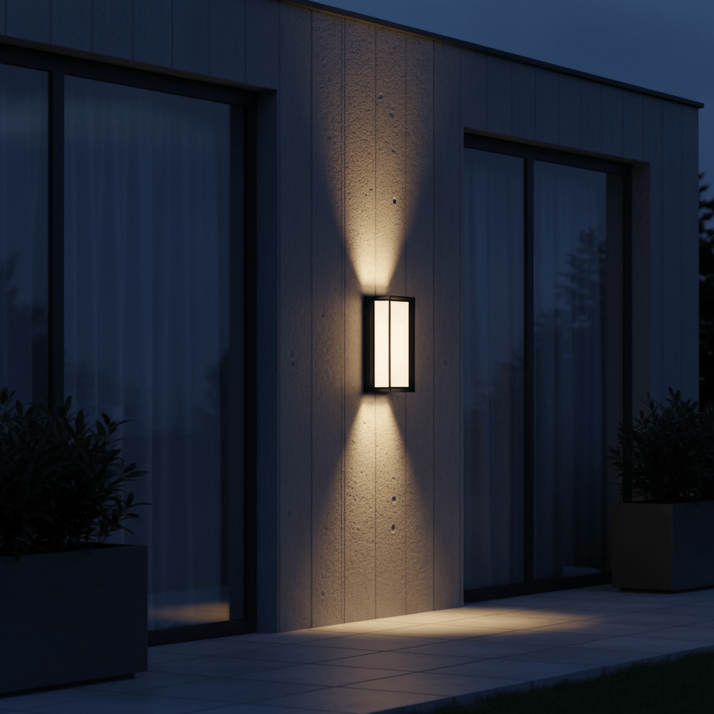 The Lighting Club LED wall light Powerblock LED Outdoor Wall Light - Black L634 BLACK 6007226090918